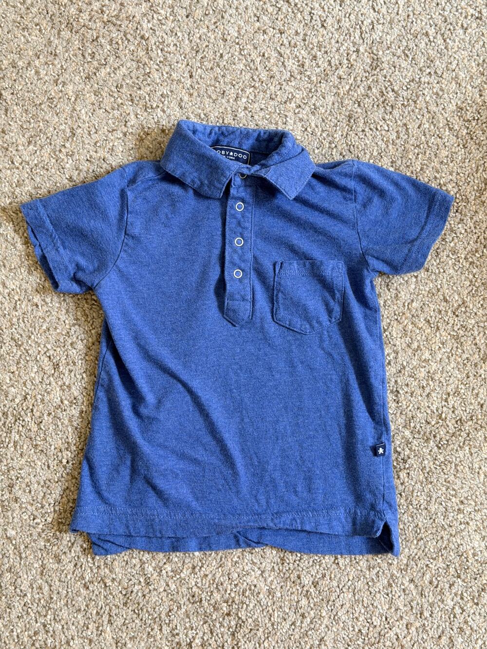 ToobyDoo Polo Shirt Size 3 Toddler 100% Cotton